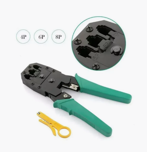 Инструмент обжимной (криммер) RST-2340 8P8C (RJ45), 6P6C, 4P4C, 4P2C и RJ11