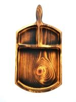 Деревянная менажница из кедра для подачи, сервировки