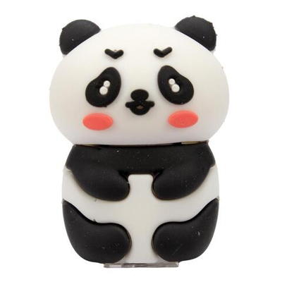 Точилка "Панда" 3*4,5*2,5 см, в силиконовом корпусе, упаковка - пластиковый бокс, С-40273