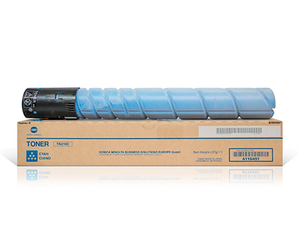 Тонер-картридж TN-216C Konica-Minolta bizhub C220/280 голубой
