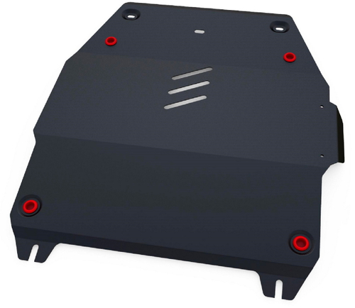 Защита картера и КПП АвтоБроня для MG 5 (V - 1.5) АКПП 2013-н.в./MG 350 (V - 1.5) АКПП 2010-2015, сталь 1.8 мм, с крепежом, 111.08601.1