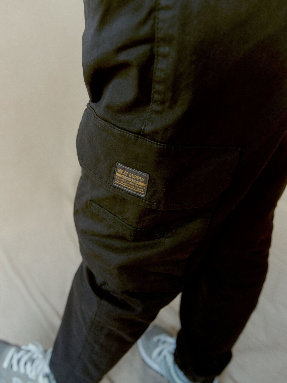 Брюки карго для мальчика Next U48-779, Черный