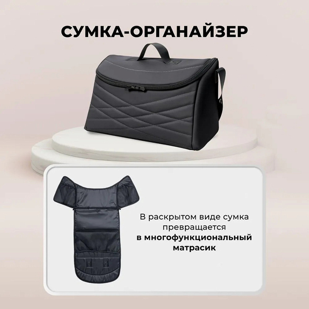 Детская коляска трансформер Aimile PRO чёрный