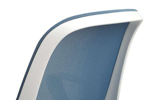 Кресло W-158 Белый Пластик/Синий