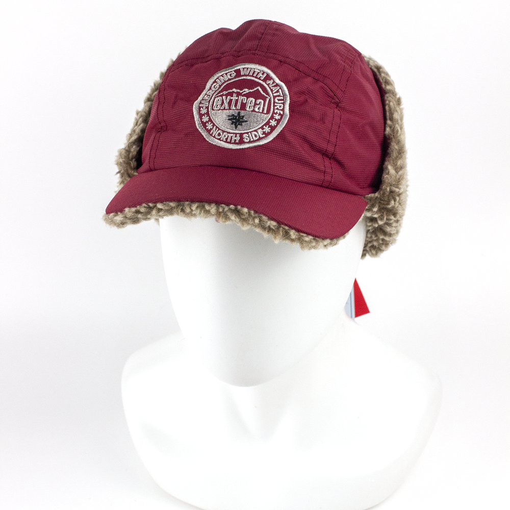 Кепка Extreal "Сити" с ушами, Барашек Коричневый, Мембрана, XL