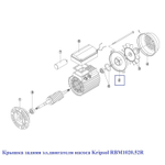 Крышка задняя эл.двигателя насоса Kripsol RBM1020.52R