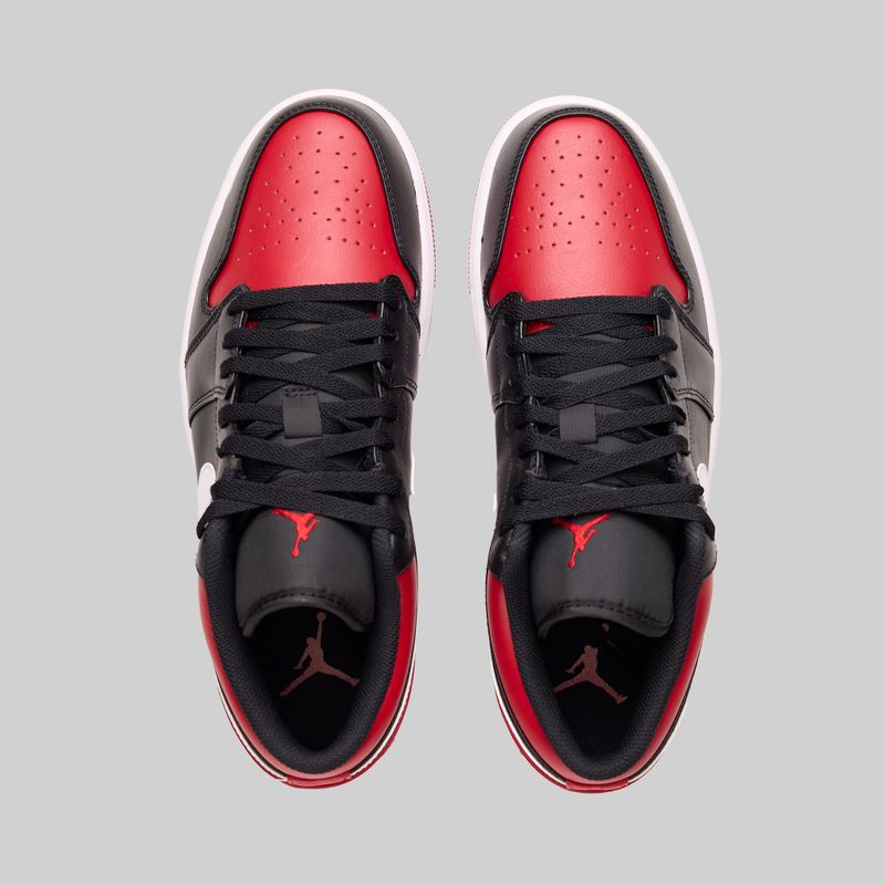 Кроссовки Jordan 1 Low Alternate Bred Toe артикул:553558-066 - купить в магазине Дайс