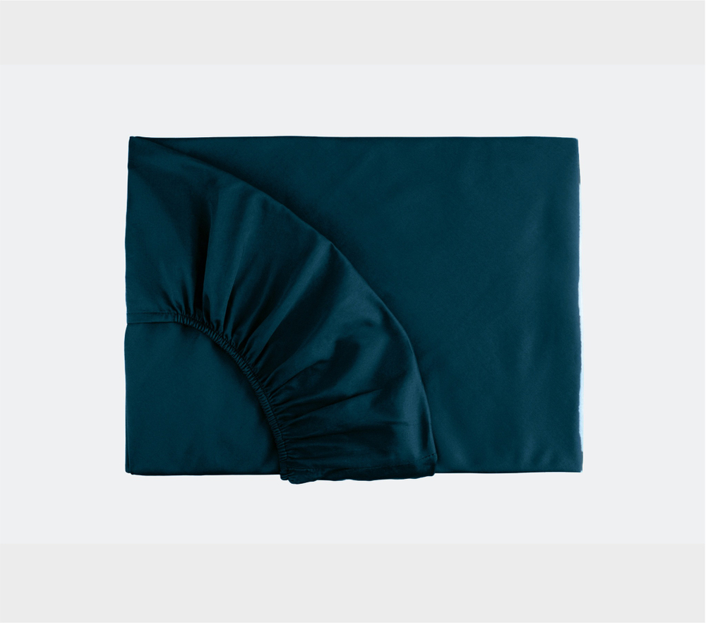 Простыня на резинке 180x200x35 Mollen темно-бирюзовая
