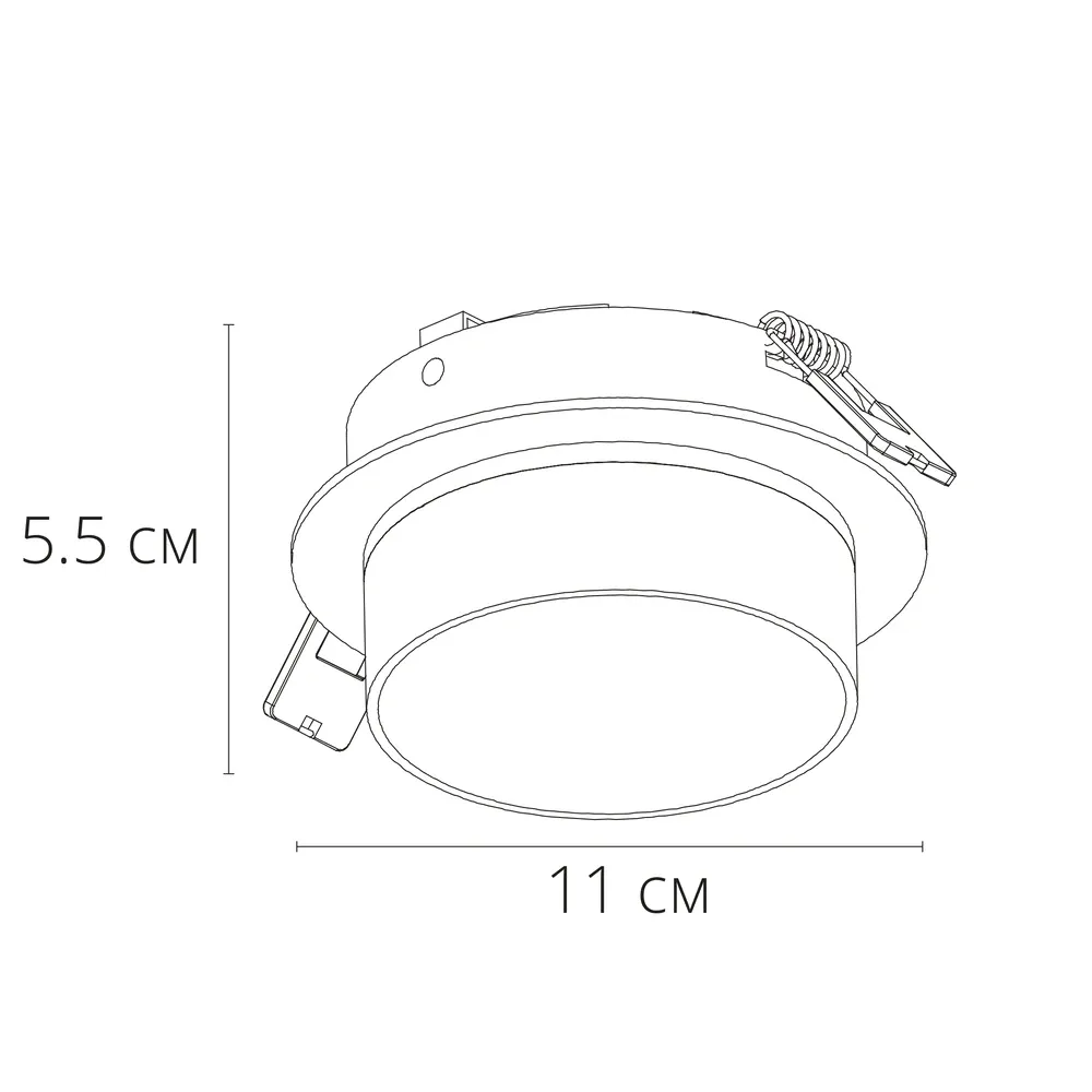 Точечный встраиваемый светильник Arte Lamp IMAI