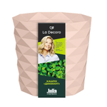 Кашпо "Диамант" (1,5л) с дренажной вставкой Цв. Пудровый