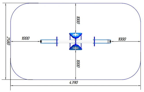 Качалка-балансир Зимний Мишка КБ-30.1