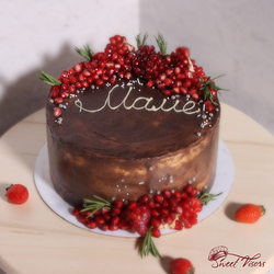 Декор торта Гранатовое настроение кондитерская Sweet Visors сладкие козырьки кондитер Светлана Дегтерева киевский торт торты на заказ СПБ торт на день рождения торт на юбилей торт для мужчины торт для девушки домашний торт десерты на заказ купить торт заказать торт маме без мастики свит визорс свит висорс svit vizors svit visors sweet vizors