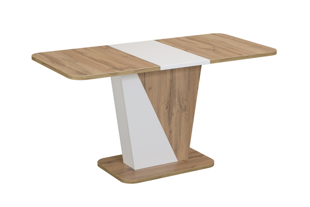 Ст 80.041 Стол обеденный "RICKY", корпус Бетон, Белый