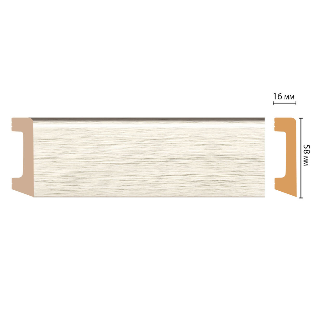Плинтус Decomaster D234 D234-70 ДМ