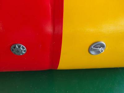 Надувной бассейн «Красно-желтый» 8*6*0,65 м