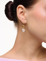 Серьги "Whale Amour" gold горный хрусталь