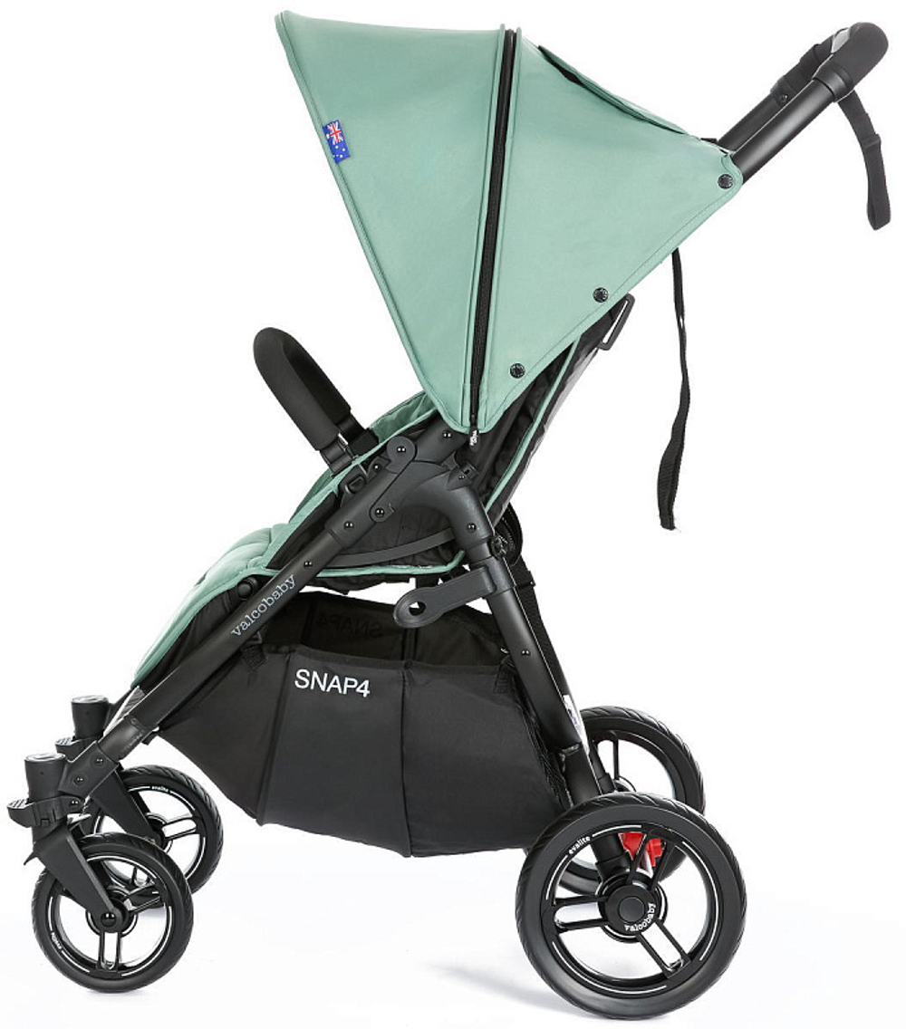 Прогулочная коляска Valco baby Snap 4 с накидкой на ножки Flatt Matt / Slate Blue