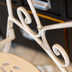 Стул складной Объект мечты Жарден белый антик OM-21061613