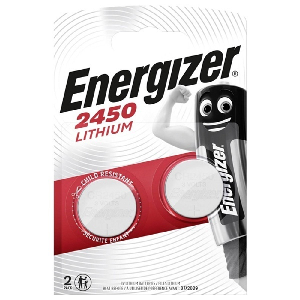 Energizer Lithium CR2450 2BL 7638900381795, упак (бл)