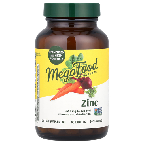 MegaFood, цинк, 60 таблеток
