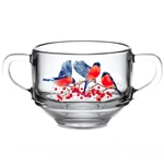 Бульонница стеклянная 480мл «Снегири» D53772/06