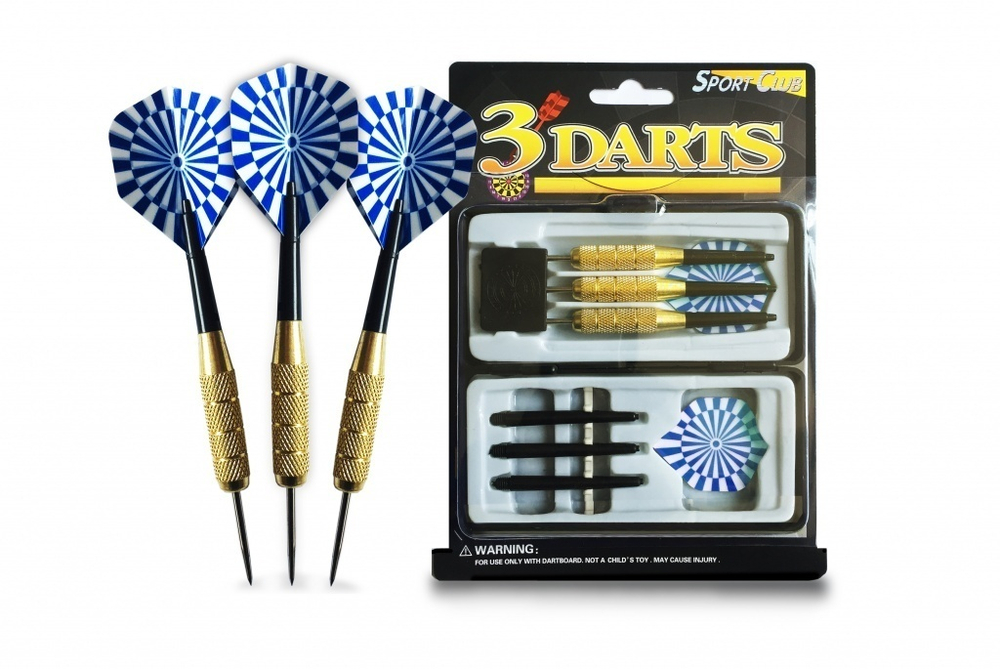 Комплект дротиков StartLine Play 3 шт. В индивидуальном футляре 18 гр.