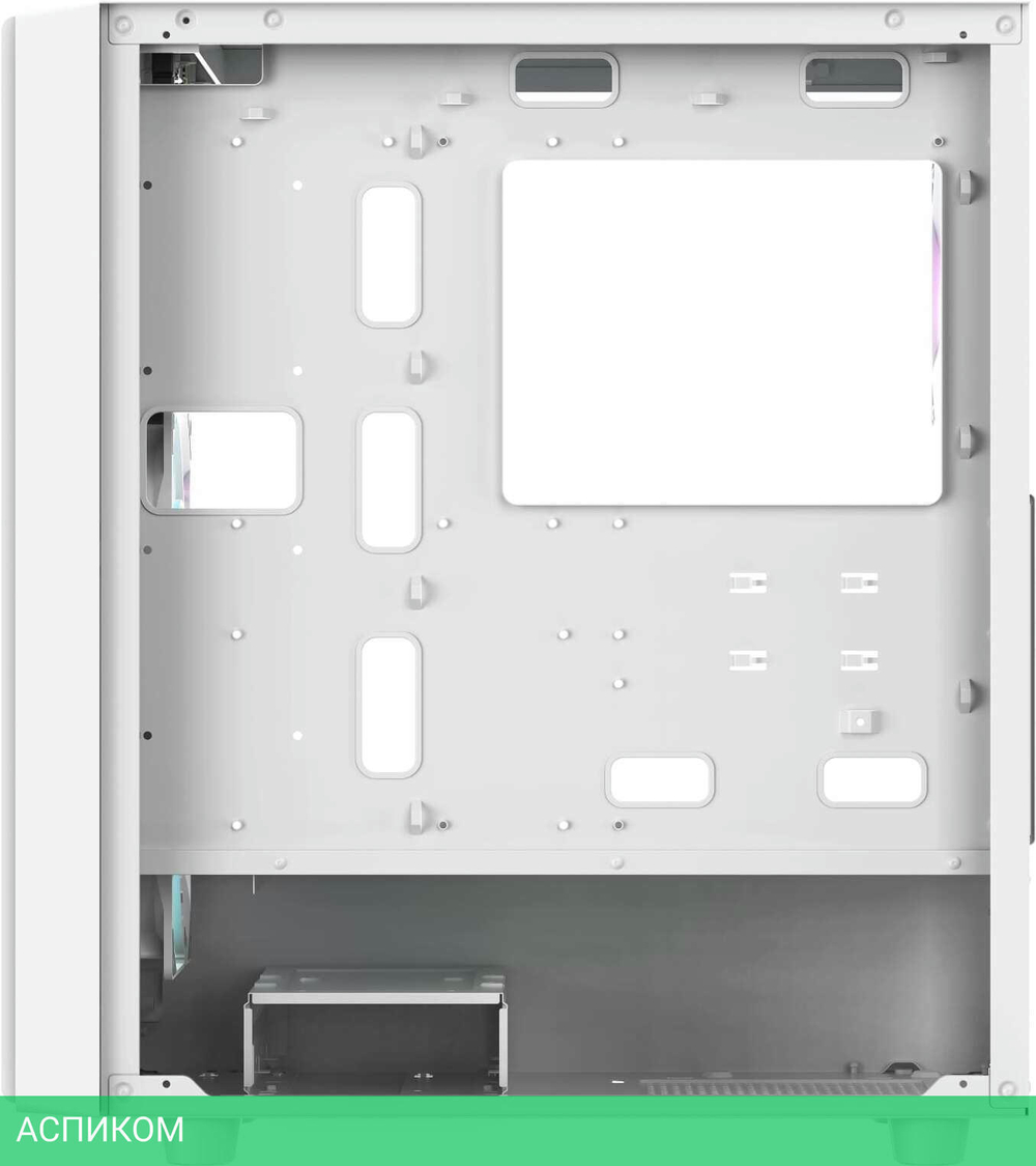 Корпус Ocypus Gamma C70 ARGB без БП White (Gamma-C70-WHG400XX-GL)