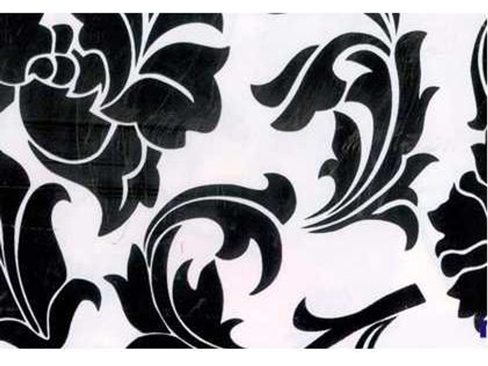 Пленка самоклеящаяся "Deluxe" золотой узор на черном 0,45*8м 24 рул