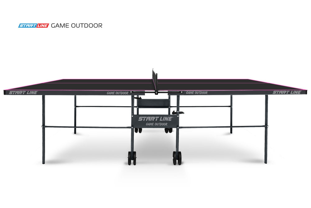 Стол теннисный Game Всепогодный с сеткой Black
