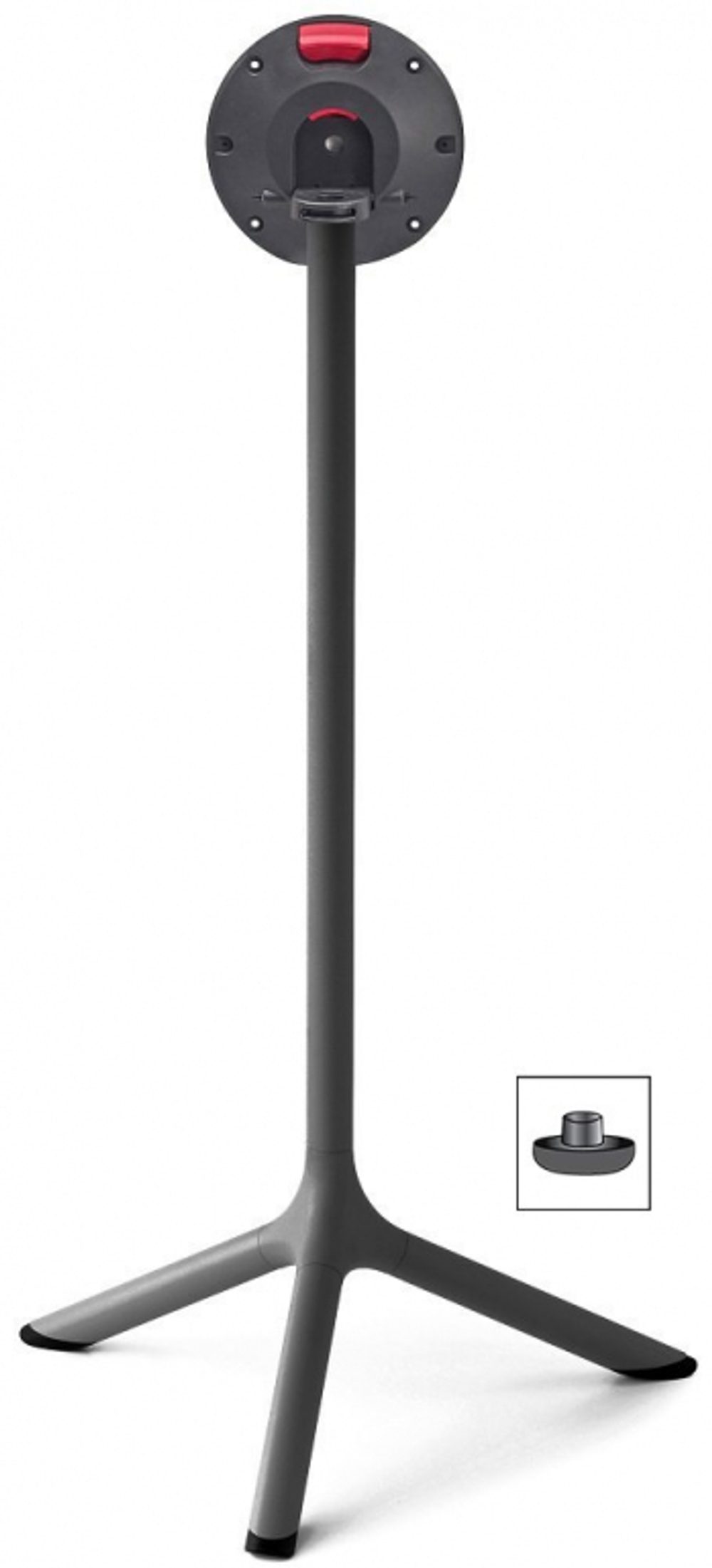 Стол ламинированный барный складной Scab Design Tripe Folding, антрацит, белый