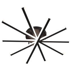 Светильник потолочный светодиодный Rivoli   6181-201 LED 110 Вт 3000-6000К чёрный с пультом