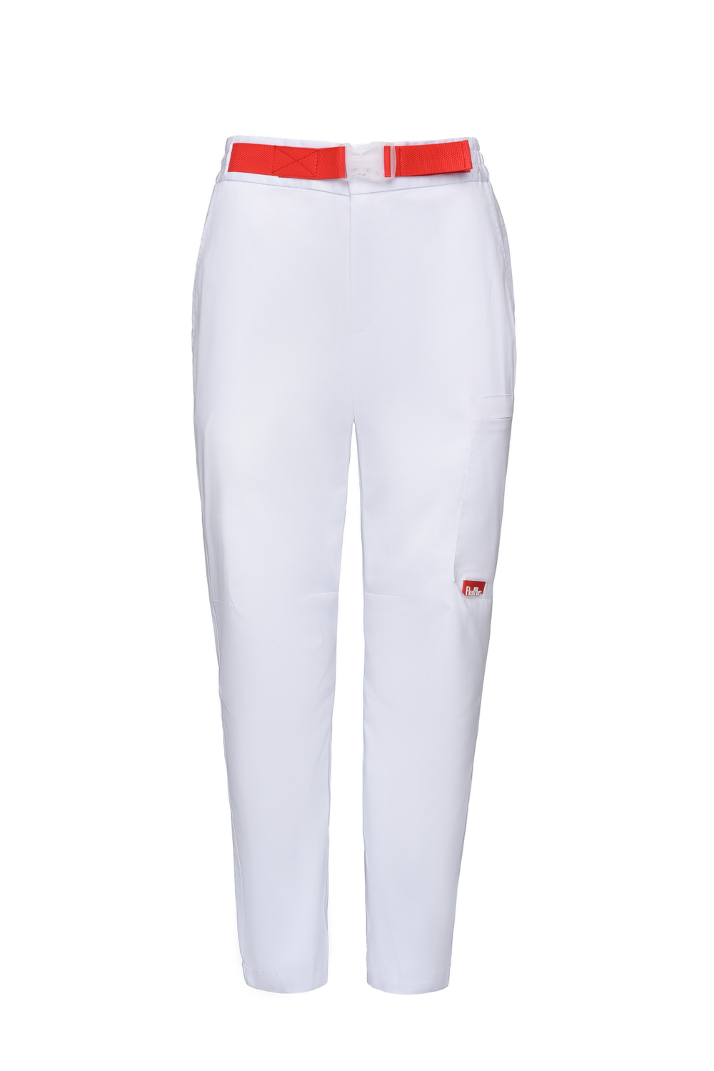 Джоггеры медицинские унисекс Кайтеки, белый хлопок