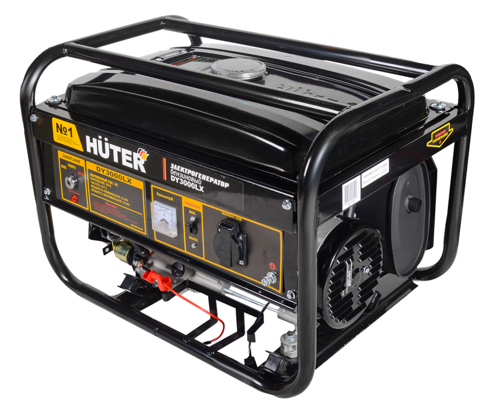 Портативный бензогенератор HUTER DY3000LX - [2,5 кВт / 220V] эл. старт