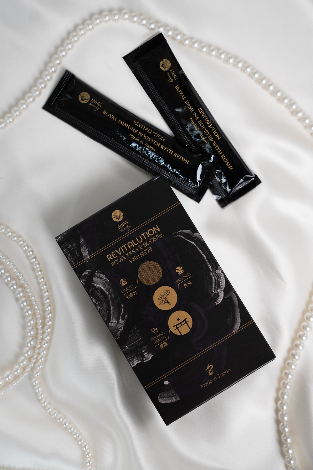 Иммунобустер с грибами Рейши Revitalution Royal Enhel Beauty (15 саше)