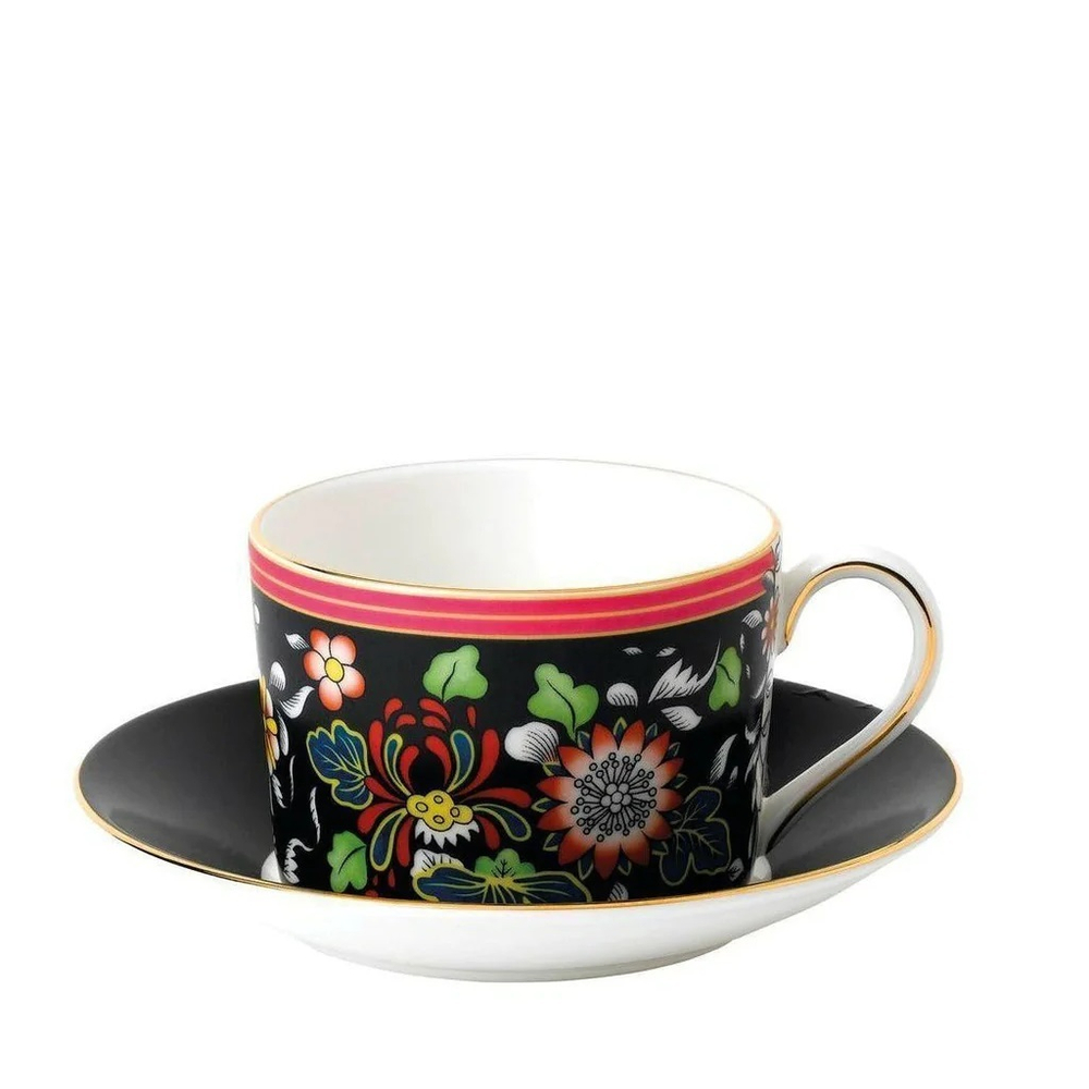 Wedgwood Чайная чашка Wonderlust 180 мл с блюдцем Oriental Jewel