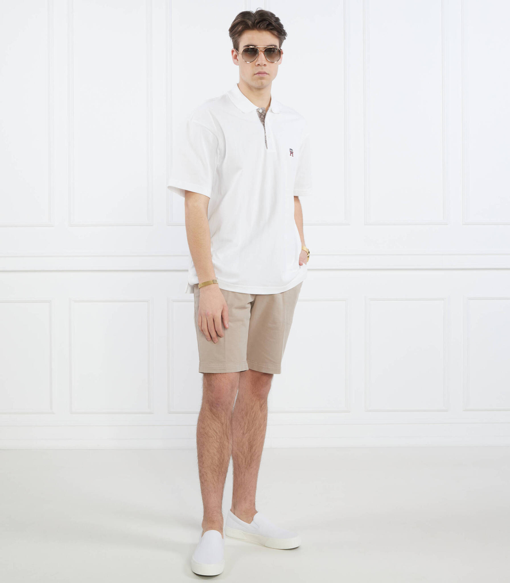 Поло MONOGRAM PLACKET ARCHIV Tommy Hilfiger - белый(MW0MW30785)