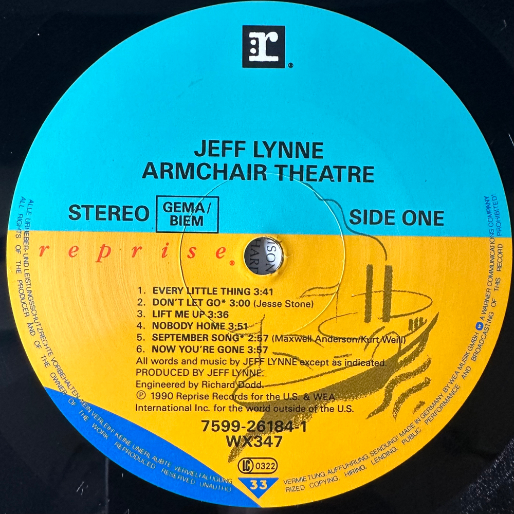 Jeff Lynne – Armchair Theatre (Германия 1990г.)