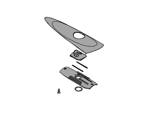 Крышка механизма разблокировки AXO, CAME 119RID311