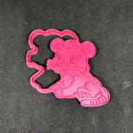 Вырубка пластиковая штамп Тигр лежит (10 см)