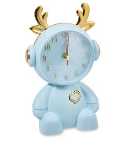 GAEM Art CL-11/1 Будильник «Олененок» голубой