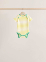 Боди с коротким рукавом для малышей Next E19-787, 5 шт., Синий, Красный, Мятный, Желтый