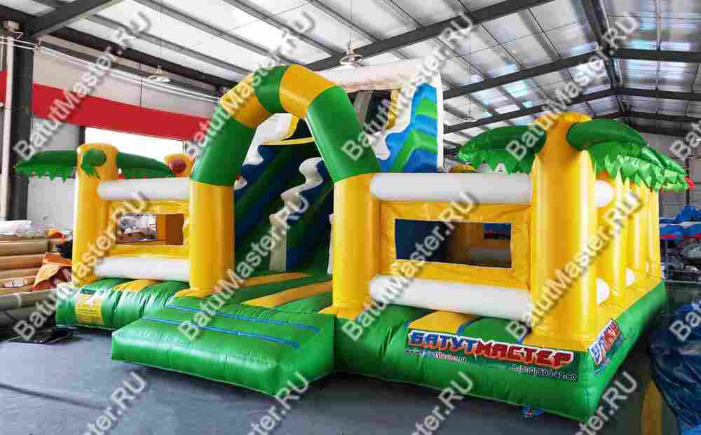 Коммерческий батут "Яркая поляна" 6*5*4 м