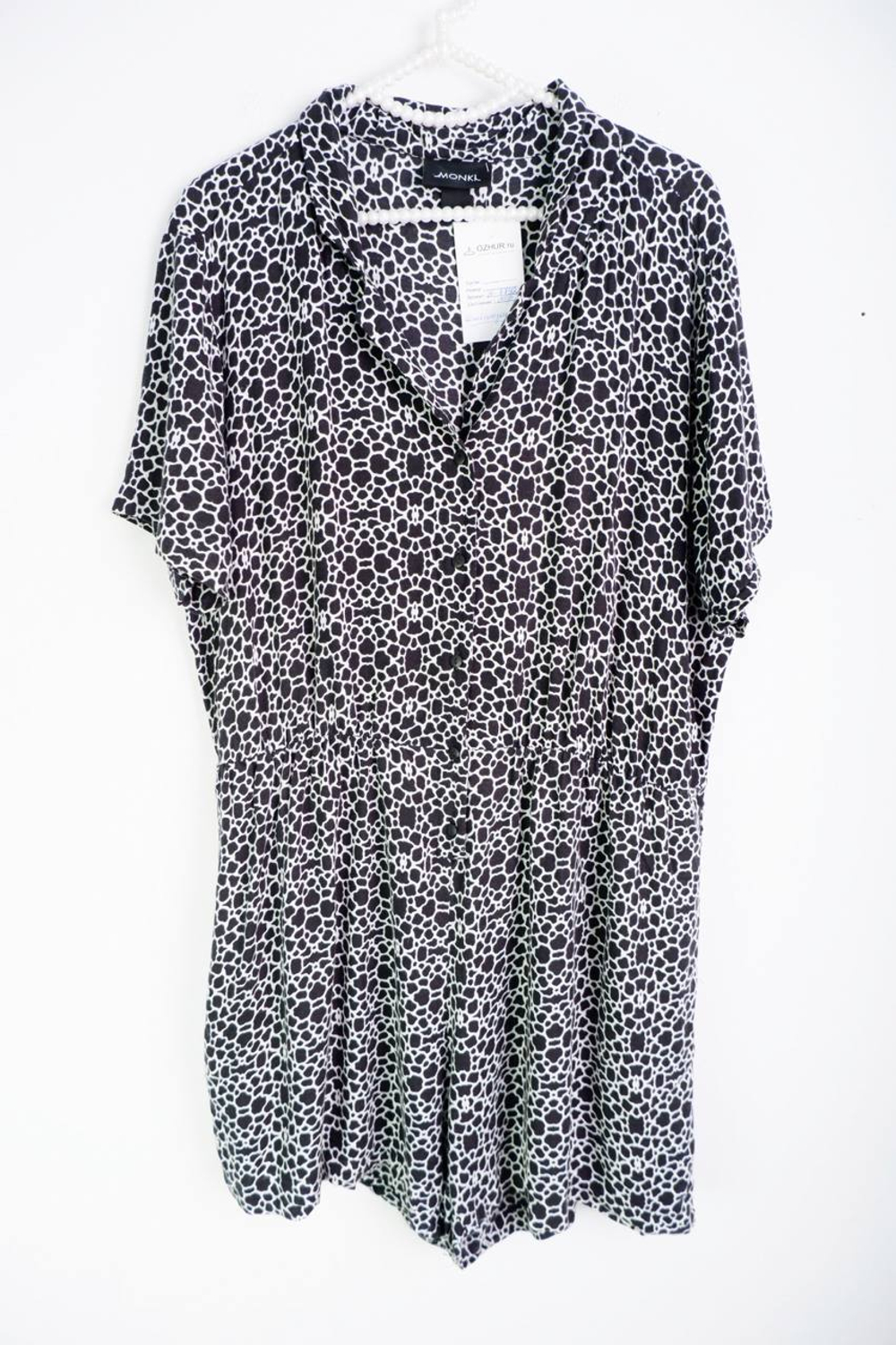 Комбинезон Monki в монохроме, маркировка L, визуально на 48 размер
