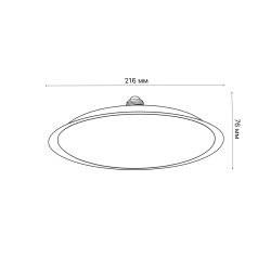 LED-U220-40W-6500K-E27-FR PLU01WH Лампа светодиодная. Форма UFO. матовая. Дневной белый свет 6500K. Картон. ТМ Uniel
