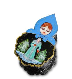 Народные промыслы ШК-12/ 1 Шкатулка «Матрешка» в асс.