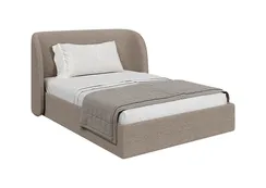 Кровать двуспальная Classic 140 см (бежевый, букле)