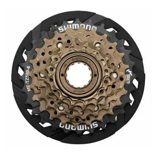 Трещотка MF-TZ500-CP Shimano (14-16-18-21-24-28 зубьев) 6 скор., с защитой цепи, арт.520047 (10216170/160122/3012291, Китай)