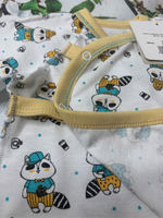 Кофта-царапка "Енот"(кулирка) арт.: 46147 (Размер: 62)