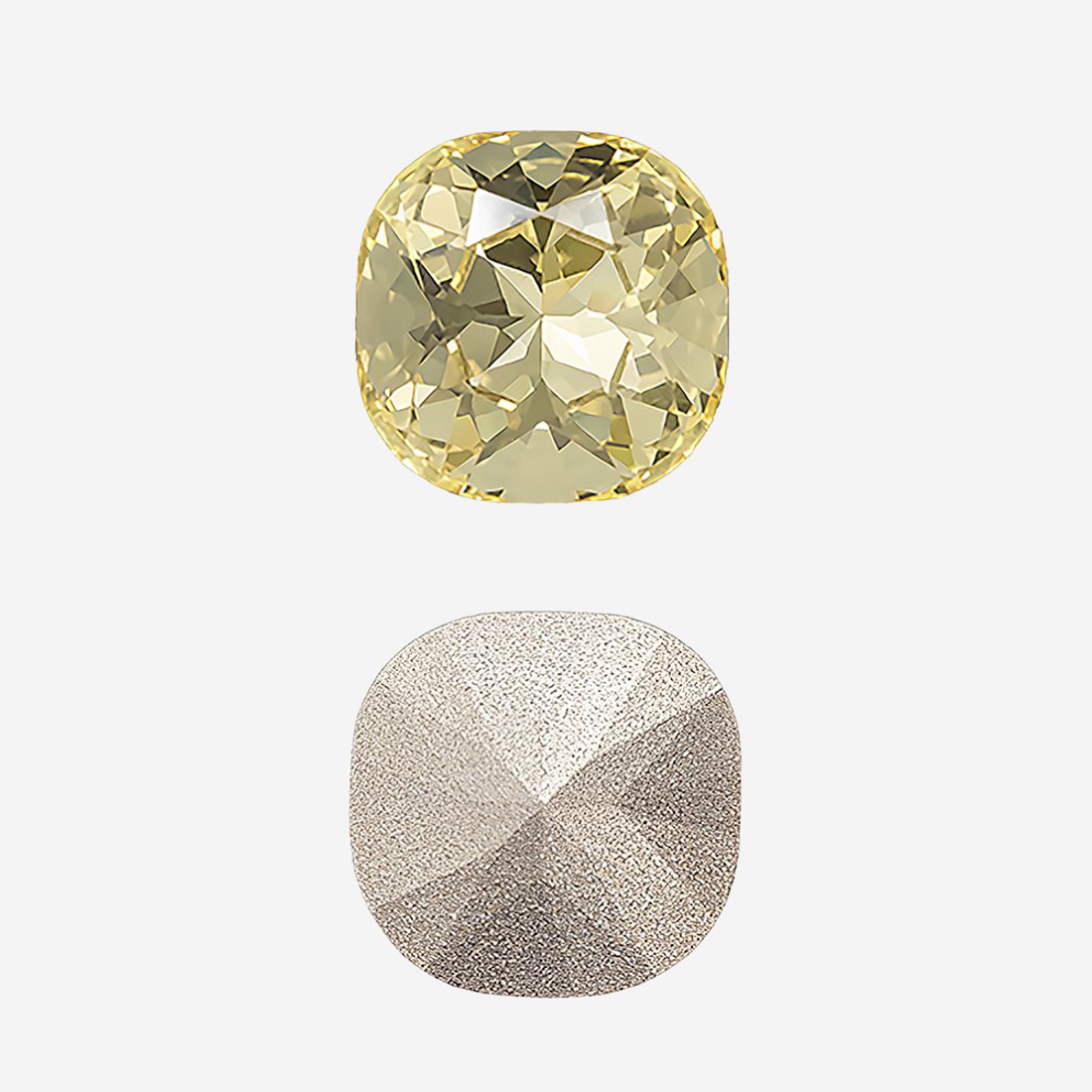 Кристалл Кушон (Сushion), оттенок "Лимонад"/"Jonquel", 12мм