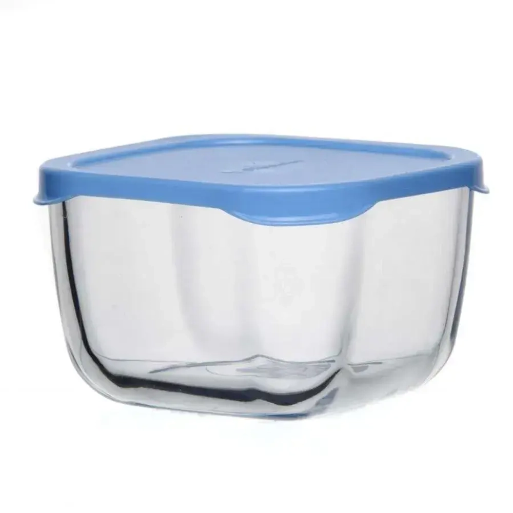 Контейнер SNOW BOX с голубой пластиковой крышкой 250 мл
